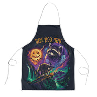 Halloween Raccoon Spooky Jim-BOO-Thy Witch Apron