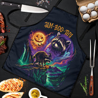 Halloween Raccoon Spooky Jim-BOO-Thy Witch Apron