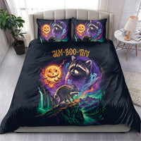 Halloween Raccoon Spooky Jim-BOO-Thy Witch Bedding Set