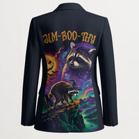 Halloween Raccoon Spooky Jim-BOO-Thy Witch Blazer