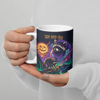 Halloween Raccoon Spooky Jim-BOO-Thy Witch Ceramic Mug