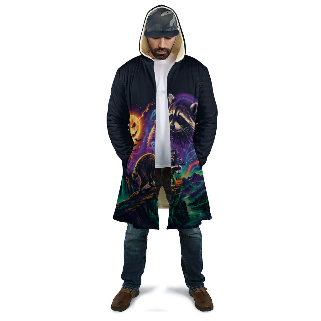 Halloween Raccoon Spooky Jim-BOO-Thy Witch Cloak