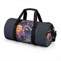 Halloween Raccoon Spooky Jim-BOO-Thy Witch Duffle Bag