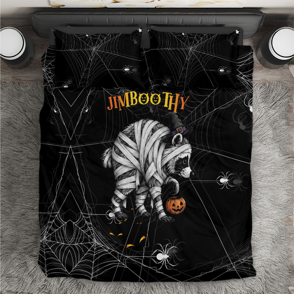 Jiboothy Mummy Raccoon Halloween Bedding Set Cute Spooky Jimothy Viral