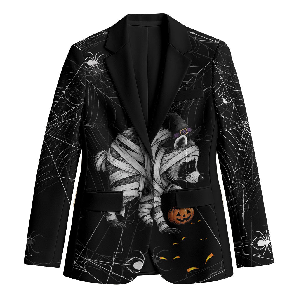 Jiboothy Mummy Raccoon Halloween Blazer Cute Spooky Jimothy Viral