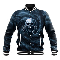 Scary 3D Illusion Horror Skull Baseball Jacket