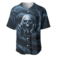 Scary 3D Illusion Horror Skull Baseball Jersey