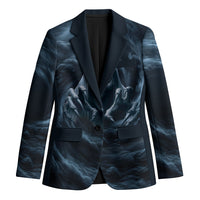 Scary 3D Illusion Horror Skull Blazer
