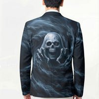 Scary 3D Illusion Horror Skull Blazer
