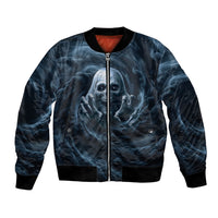 Scary 3D Illusion Horror Skull Bomber Jacket