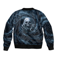 Scary 3D Illusion Horror Skull Bomber Jacket