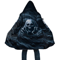 Scary 3D Illusion Horror Skull Cloak