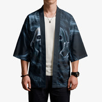 Scary 3D Illusion Horror Skull Kimono