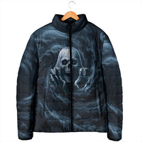 Scary 3D Illusion Horror Skull Padded Jacket