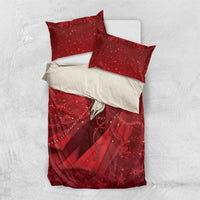 Merry Creepmas Mari Lwyd Bedding Set Folklore Ghost Horse Christmas - Wonder Print Shop