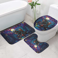 Stained Glass Krampus Bathroom Set Gothic Christmas Myth - Wonder Print Shop