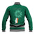 Irish Celtic Cross and Harp with Ireland Shamrock Personalized Baseball Jacket LT9 - Wonder Print Shop