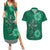 Irish Celtic Cross and Harp with Ireland Shamrock Personalized Couples Matching Summer Maxi Dress and Hawaiian Shirt LT9 - Wonder Print Shop