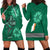 Irish Celtic Cross and Harp with Ireland Shamrock Personalized Hoodie Dress - Wonder Print Shop