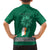 Irish Celtic Cross and Harp with Ireland Shamrock Personalized Kid Hawaiian Shirt - Wonder Print Shop