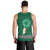 Irish Celtic Cross and Harp with Ireland Shamrock Personalized Men Tank Top - Wonder Print Shop