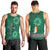 Irish Celtic Cross and Harp with Ireland Shamrock Personalized Men Tank Top - Wonder Print Shop