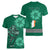 Irish Celtic Cross and Harp with Ireland Shamrock Personalized Women V Neck T Shirt - Wonder Print Shop