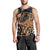 African Ankara Motifs Mixed Animal Skins Men Tank Top