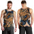 African Ankara Motifs Mixed Animal Skins Men Tank Top