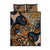 African Ankara Motifs Mixed Animal Skins Quilt Bed Set - Wonder Print Shop