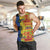 African Ethnic Kitenge Ankara Style Men Tank Top