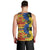 African Ethnic Kitenge Ankara Style Men Tank Top