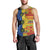 African Ethnic Kitenge Ankara Style Men Tank Top