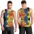 African Ethnic Kitenge Ankara Style Men Tank Top