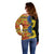 African Ethnic Kitenge Ankara Style Off Shoulder Sweater