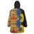 African Ethnic Kitenge Ankara Style Wearable Blanket Hoodie