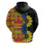 African Ethnic Kitenge Ankara Style Zip Hoodie - Wonder Print Shop