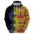 African Ethnic Kitenge Ankara Style Zip Hoodie - Wonder Print Shop