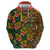 African Tribal Geometric Mixed Kanga Pattern Zip Hoodie - Wonder Print Shop