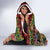 African Women Ethnic Motifs Hooded Blanket - Wonder Print Shop