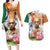 India Gandhi Martyr's Day Couples Matching Long Sleeve Bodycon Dress and Hawaiian Shirt Shaheed Diwas Ashoka Chakra