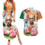 India Gandhi Martyr's Day Couples Matching Summer Maxi Dress and Hawaiian Shirt Shaheed Diwas Ashoka Chakra