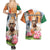 India Gandhi Martyr's Day Couples Matching Summer Maxi Dress and Hawaiian Shirt Shaheed Diwas Ashoka Chakra