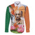 India Gandhi Martyr's Day Family Matching Long Sleeve Bodycon Dress and Hawaiian Shirt Shaheed Diwas Ashoka Chakra LT9 - Wonder Print Shop