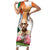 India Gandhi Martyr's Day Family Matching Short Sleeve Bodycon Dress and Hawaiian Shirt Shaheed Diwas Ashoka Chakra - Wonder Print Shop