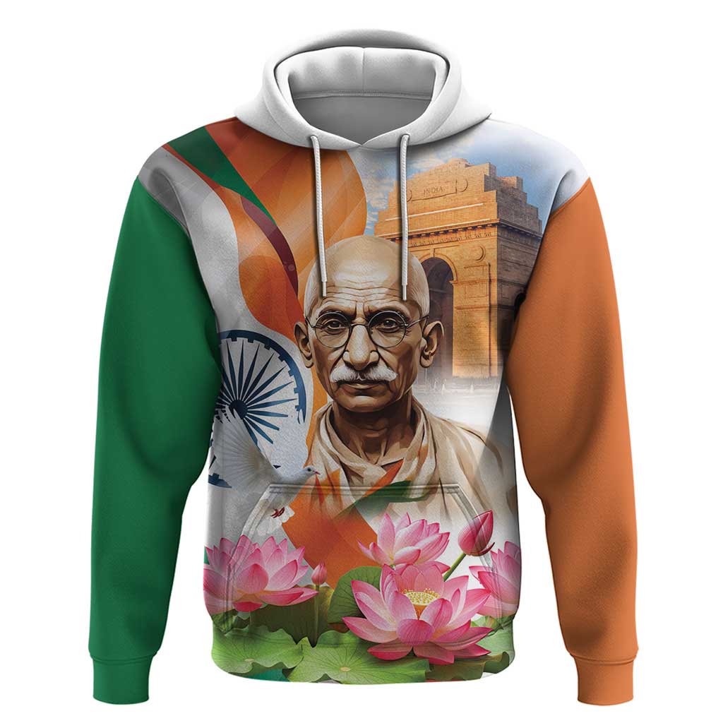 India Gandhi Martyr's Day Hoodie Shaheed Diwas Ashoka Chakra - Wonder Print Shop