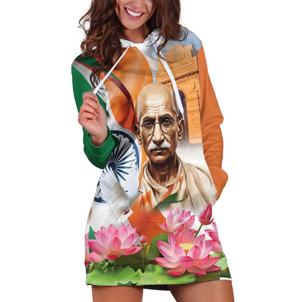 India Gandhi Martyr's Day Hoodie Dress Shaheed Diwas Ashoka Chakra - Wonder Print Shop