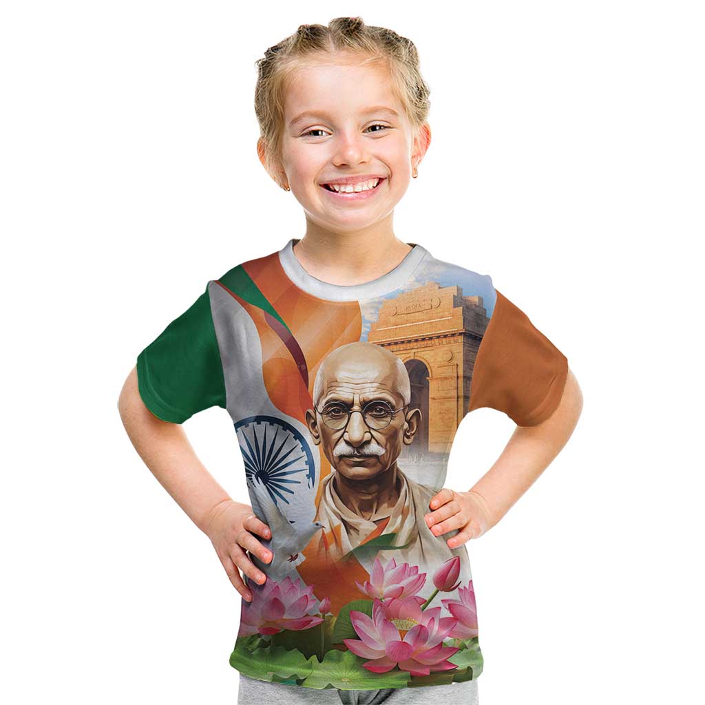 India Gandhi Martyr's Day Kid T Shirt Shaheed Diwas Ashoka Chakra - Wonder Print Shop