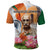 India Gandhi Martyr's Day Polo Shirt Shaheed Diwas Ashoka Chakra - Wonder Print Shop