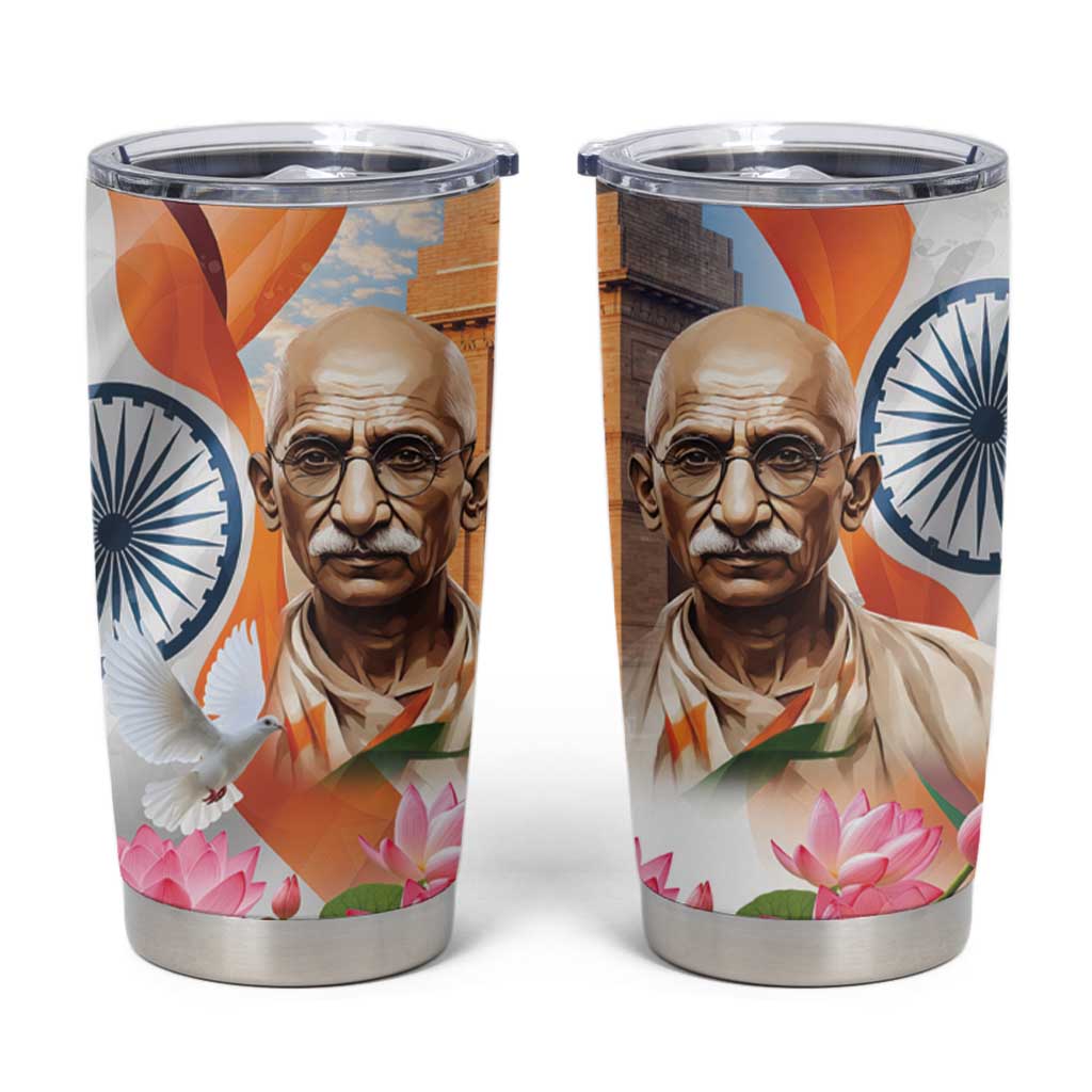 India Gandhi Martyr's Day Tumbler Cup Shaheed Diwas Ashoka Chakra - Wonder Print Shop